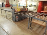 Image for 60" HMT #C62M/545, heated top roll, infeed & exit conveyors, from service, Tag #15274