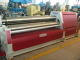 Image for 96" x 3/8" AK Bend, 4 roll, 3/8" pre-bend, 1/2" roll.capacity, hard rolls, digital read out, cone roll.att., new