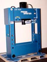 Image for 150 Ton, Press Master #HFP-150T, 16" stroke, power lift table, pressure regulator, #133403