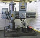 Image for 4' -11" Giddings & Lewis #Chipmaster radial drill, 40-1600 RPM, #5MT, 10 HP, hydraulic spindle feed, tap, 1966, #9606
