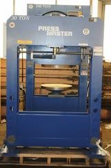 Image for 30 Ton, Press Master #HFP-30, H-Frame hydraulic, 12" stroke, 5" bore, 75" height, #154119