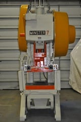Image for 75 Ton, Minster #7-SS, OBI press, 4" stroke, 17.5" Shut Height, 3.75" adj., 45 SPM, 36" x 24" bed, air clutch & brake, 1982, #13605J