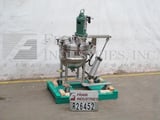 Image for 20 gallon Lee #20D, single motion kettle, 316 Stainless Steel, half jacketed, lift out bolt down cover, vacuum