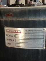 Image for Meeker #FT-120CMO, Thermal fluid heater, 0.8MBTH, 150 psi, 650 Degrees Fahrenheit, gas-oil fired, 10 HP pump, #1270880