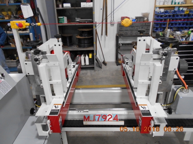 Mereen-Johnson #110-C, Equalizer, (2) 7-1/2 HP arbors, 0-45° tilt, 36" max width, 20" hopper, 1360 CFM dust