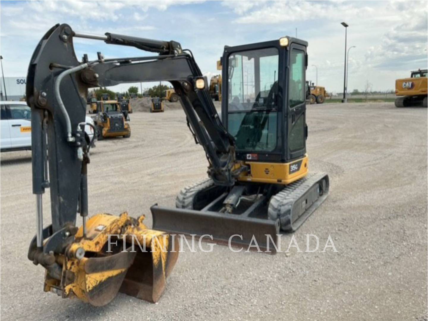John Deere 35G, 583 hours, S/N: 1FF035GXLMK295375, 2022