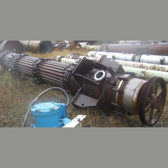 Luwa SMS #MLK4-0600/4500/90, Wiped Film Evaporator, Hastelloy C276, 53.8 sq.ft. total heat transfer, 270
