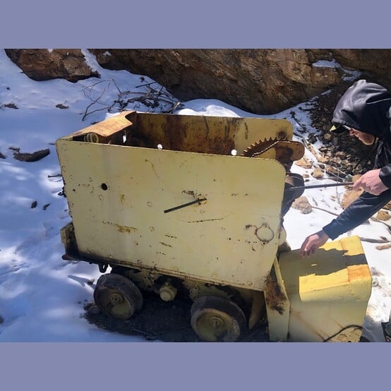 Gardner Denver #GD9, Mucking Machine, air driven