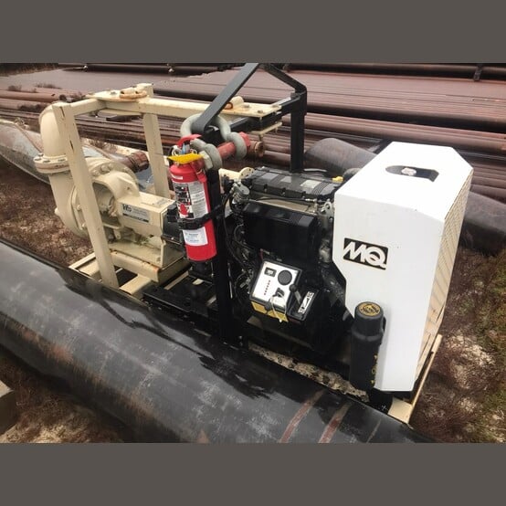 1,100 GPM Triflo #250, Diesel Driven Centrifugal Pump, 4 x 5 x 14, 11" impeller, 2.5" shaft, 26 HP Kohler