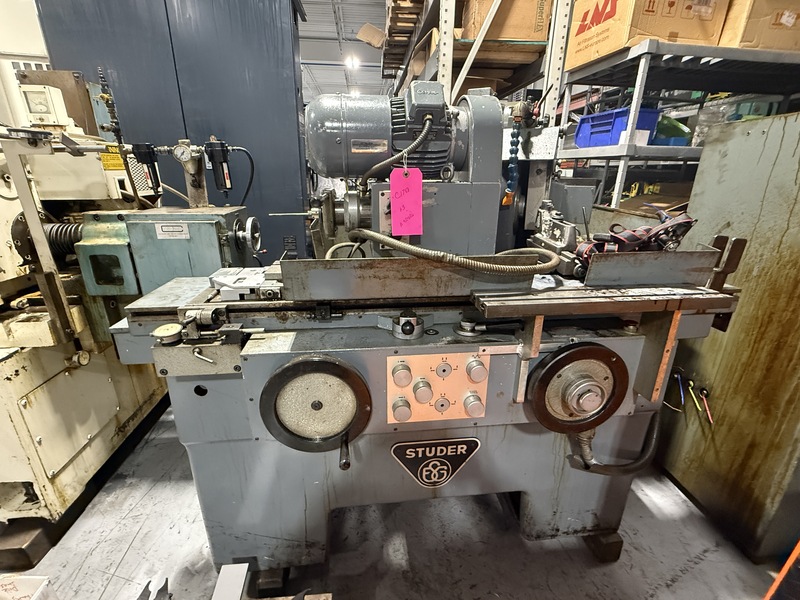 9.8" x 15.7" Studer #RHU-400, universal cylindrical grinder, 15-3/4" x 2" x 5" wheel, 17-5/16" table travel