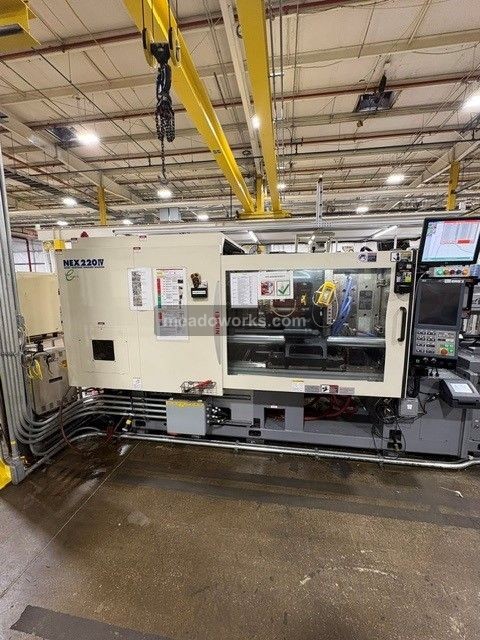 242 Ton, Nissei #NEX220IV-50E, Electric Injection Molder, 26" x 24" tie bar spacing, 26.8" max. mold height
