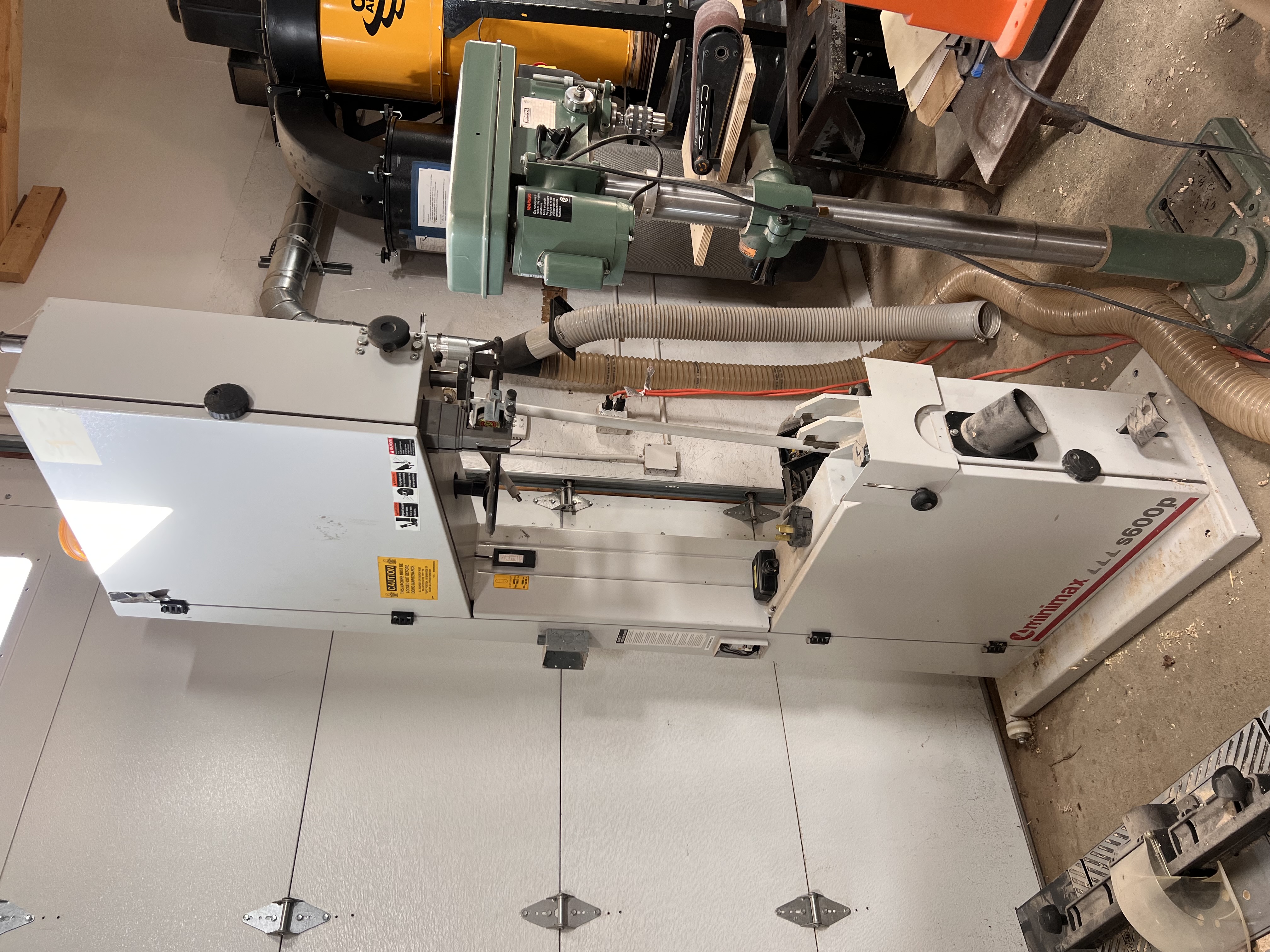23" SCM #S600P, Minimax Centauro Vertical Band Saw, 24" work height, 1" x 194" blade, 7 HP, 2013