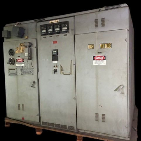 1200 Amps, Siemens-Allis #FC-500V, Air Circuit Breaker, 15000 Volts, electrically operated, fixed, 144