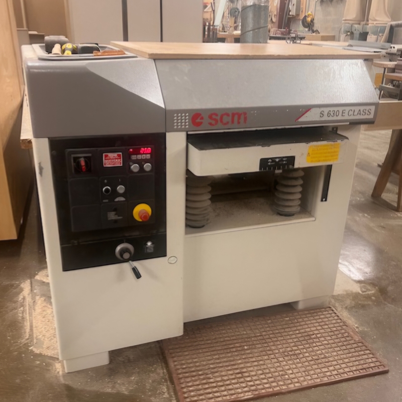 24" x 11-3/4" SCM #S630E, Thickness Planer, 4-knife Tersa cutterhead, 4500 RPM, 20-56 FPM, 20-3/4" x 39"