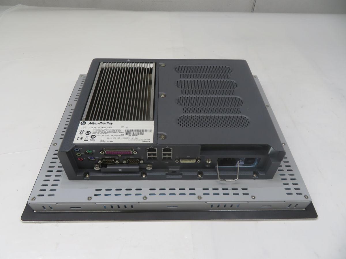 Allen-Bradley #6181F-17TPW7SS, VersaView industrial computer, 17" touchscreen, 1280 x 1024 res, 100-240