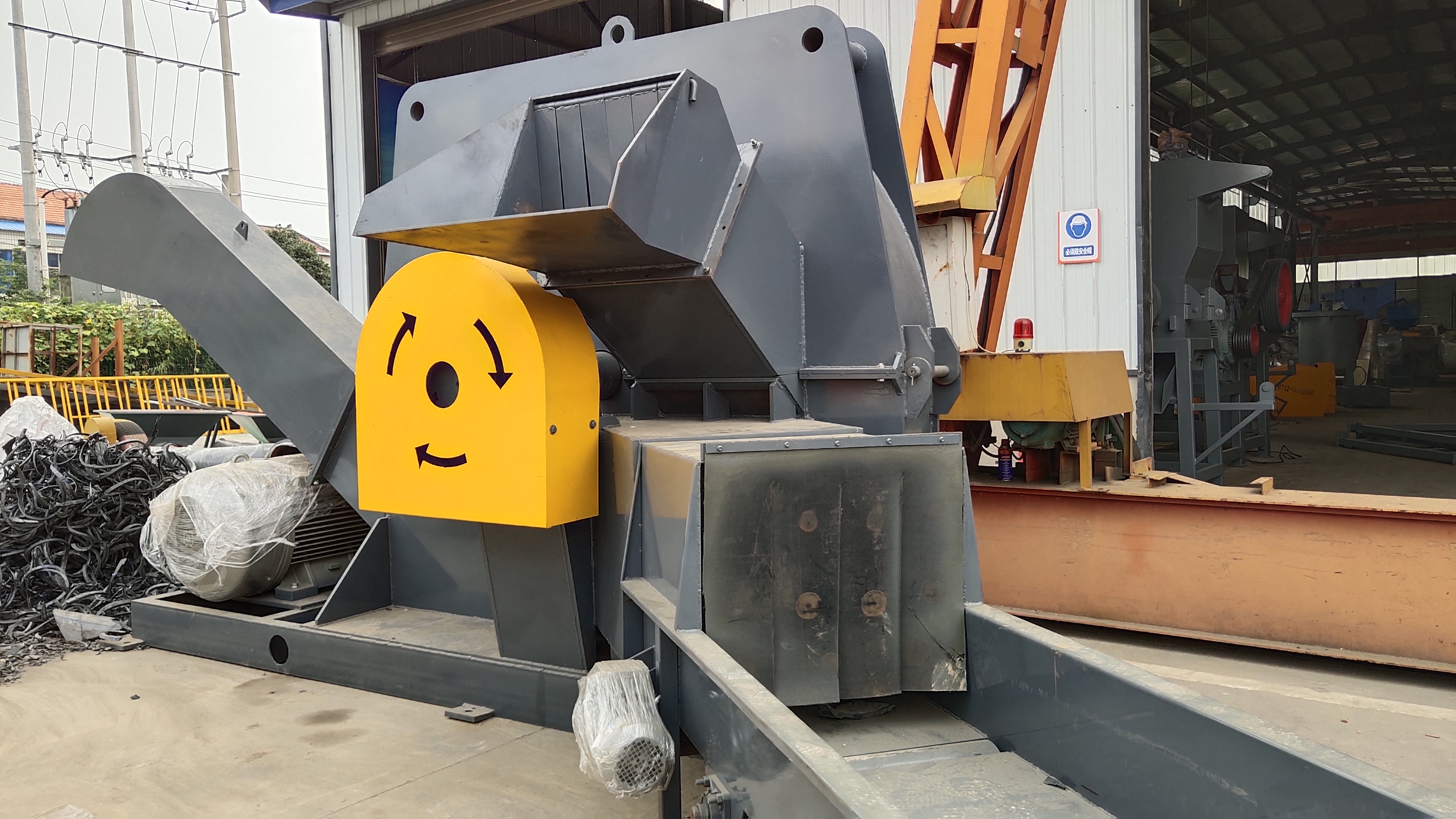 American Tuff Stock, HDPE pipe plastic granulator, NEW