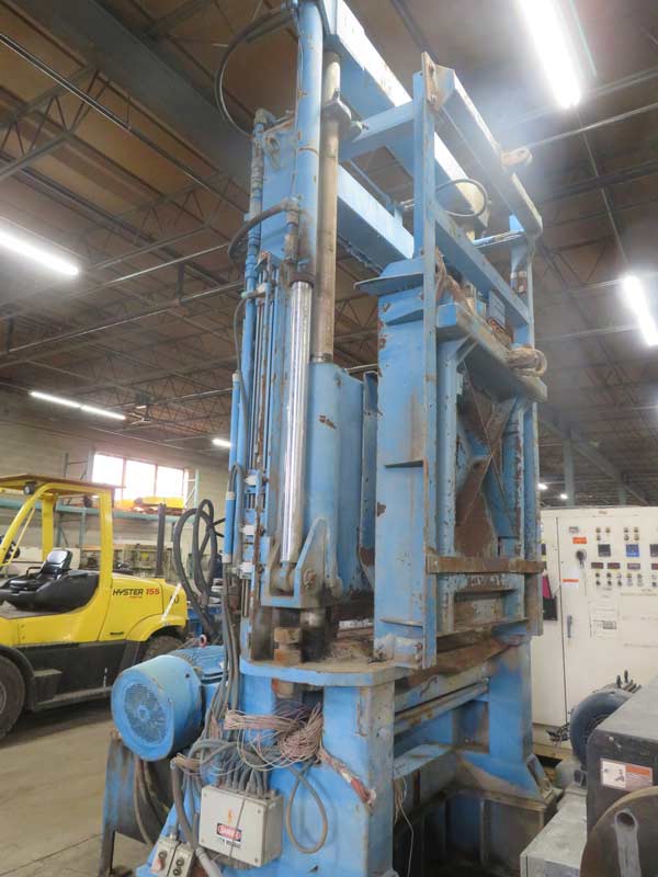 Herbold #HGS-150/120, heavy duty guillotine, 49" blade width, 54" stroke, 37 KW hydraulic package, 460 V.