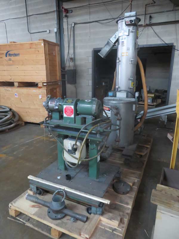 Gala #5MUP, underwater pelletizing system, 2 HP cutter, 4 blade hub, TWS-40 water system, 8.2 BF dryer, 3