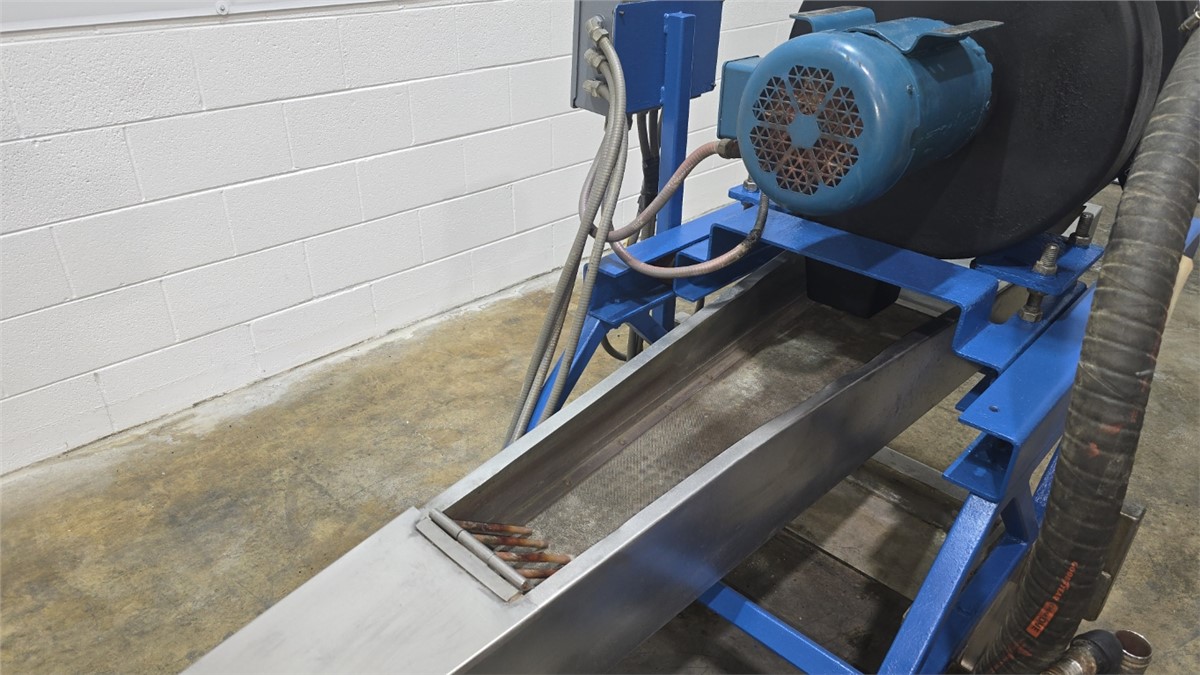 Xaloy #WRP12, water ring pelletizer, 30 hole die head, spin dryer, heat exchanger, control panel, 480 V.