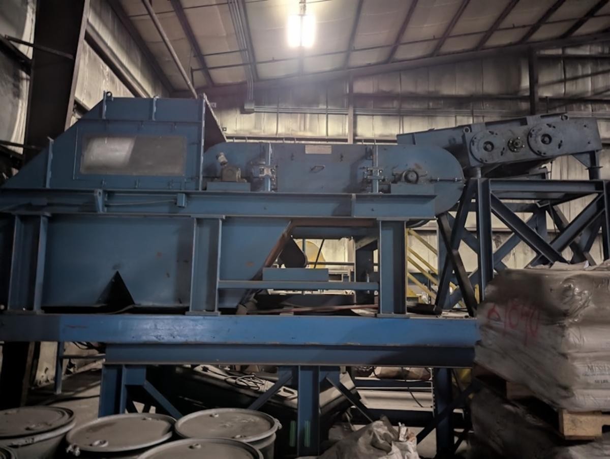 Eriez #2415, aluminum can eddy current separator, 10 HP, 18" infeed conveyor, 24" feed opening, rare earth