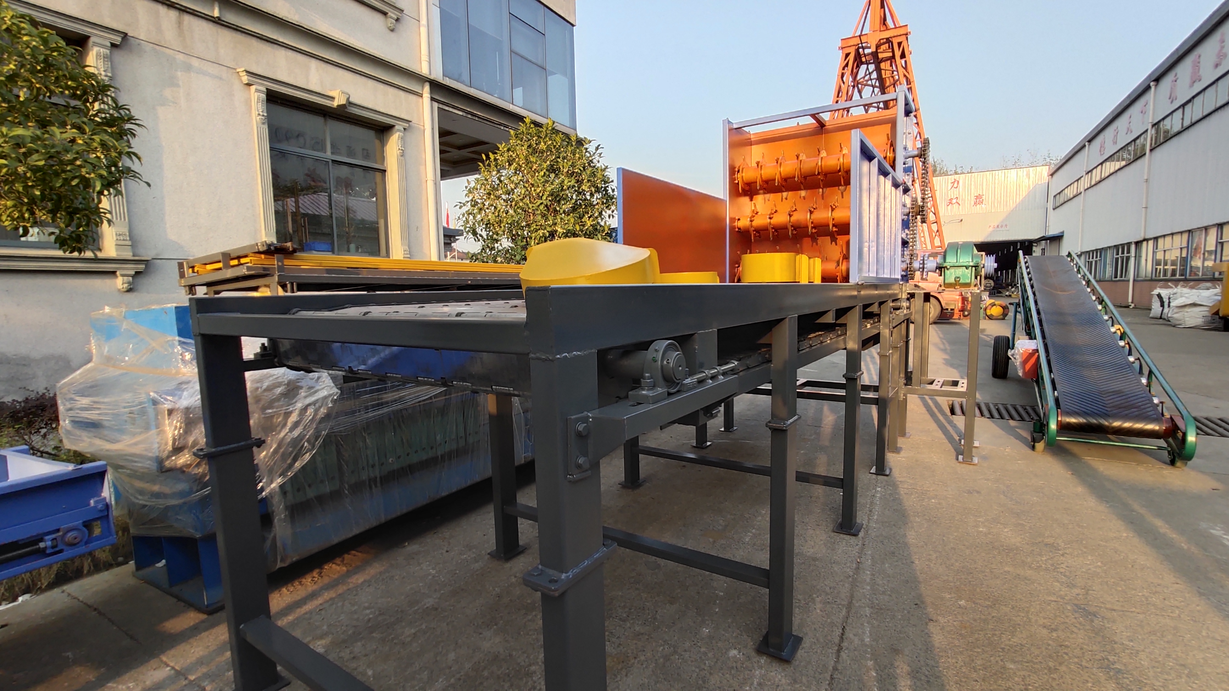 American Tuff Stock, recycling sorting table & conveyor, NEW
