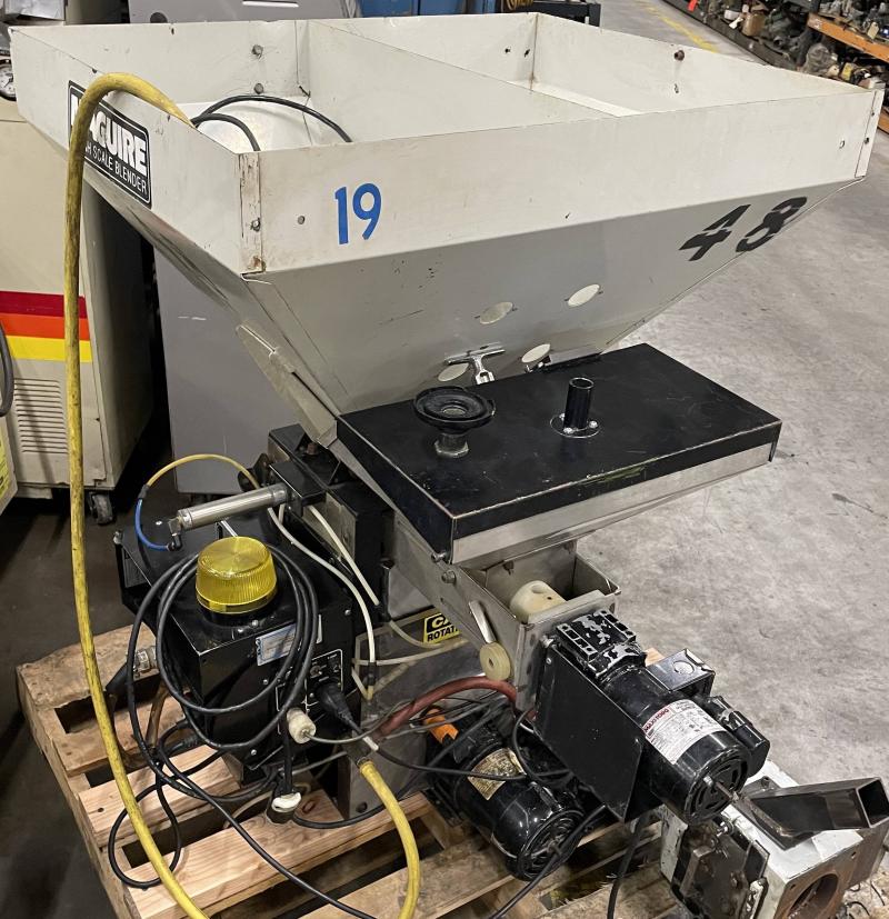 Maguire #WSB-221, weigh scale blender, Maxi-Torq motors