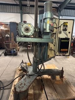 1.25" Davis Standard, pedestal extruder, 24:1 L/D, air cooled, swing & tilt