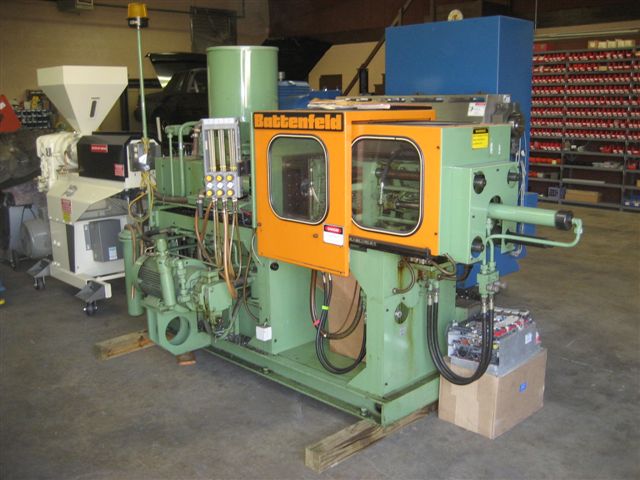 25 Ton, 1.5 oz., Battenfeld, horizontal injection molding machine, 1979