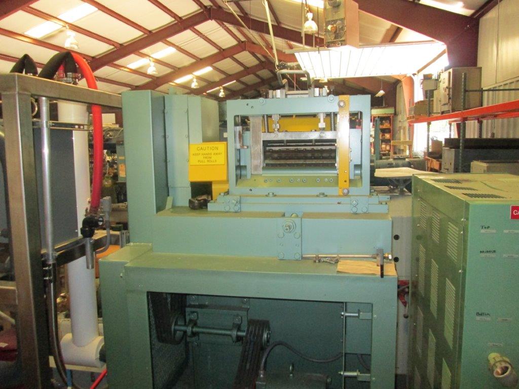 Cumberland #14, pelletizer, 15 blade bolt-on rotor, 10 HP DC, Rebuilt