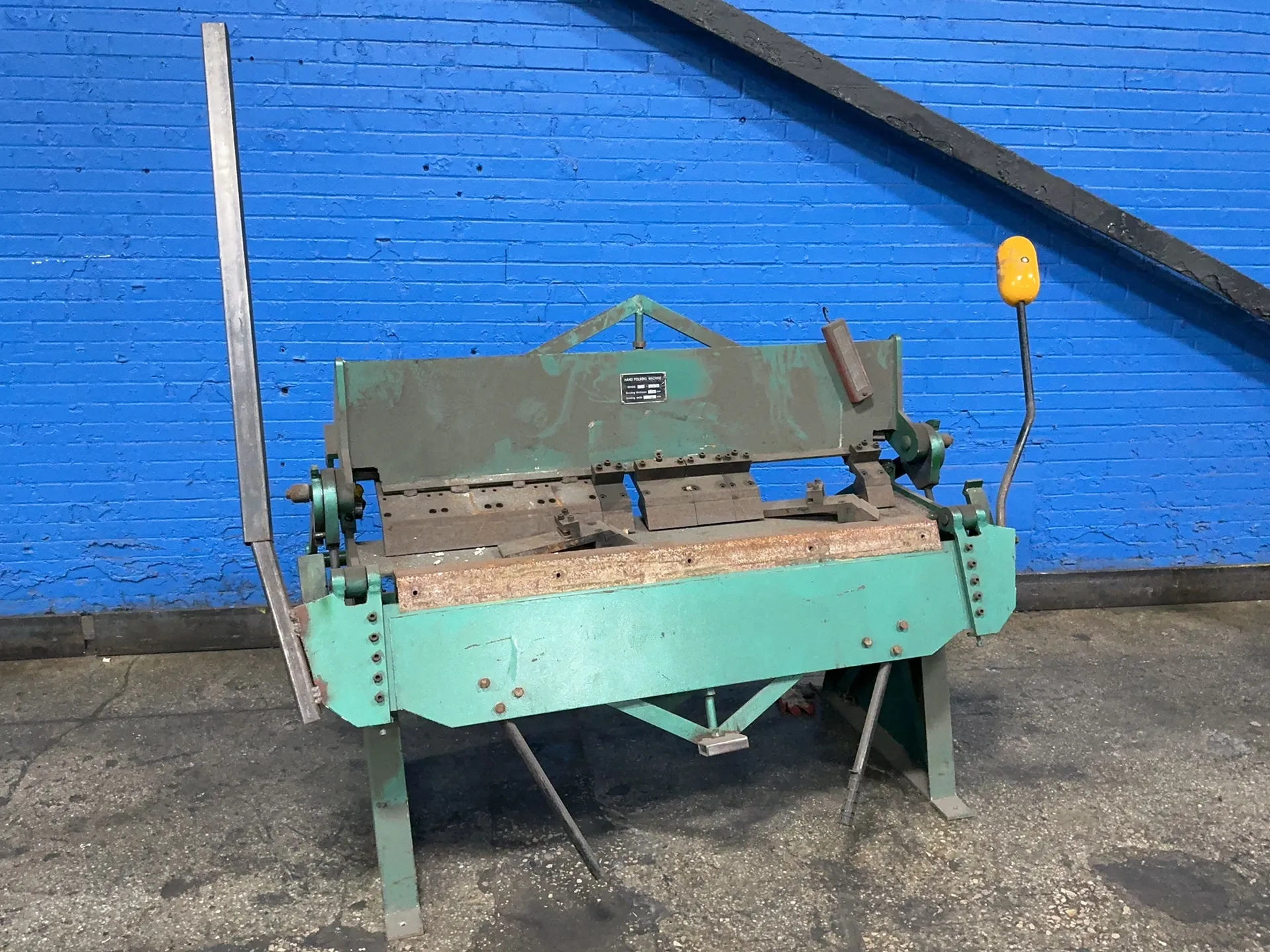 4' #WH06-2.5X1220, finger brake, 2.5 mm bending thickness
