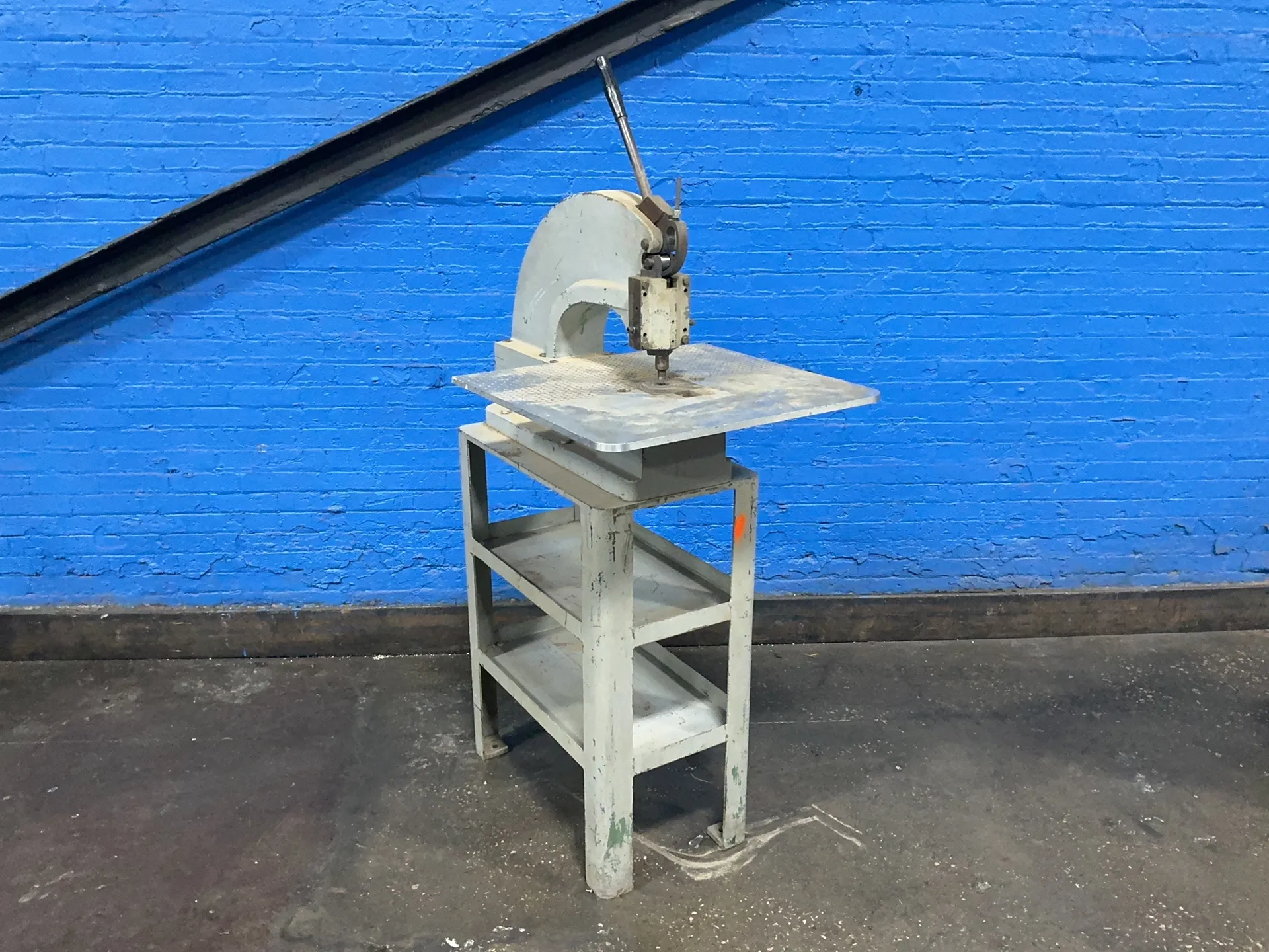 Di-Acro #2, manual punch, 12" throat, 23" x 24" table