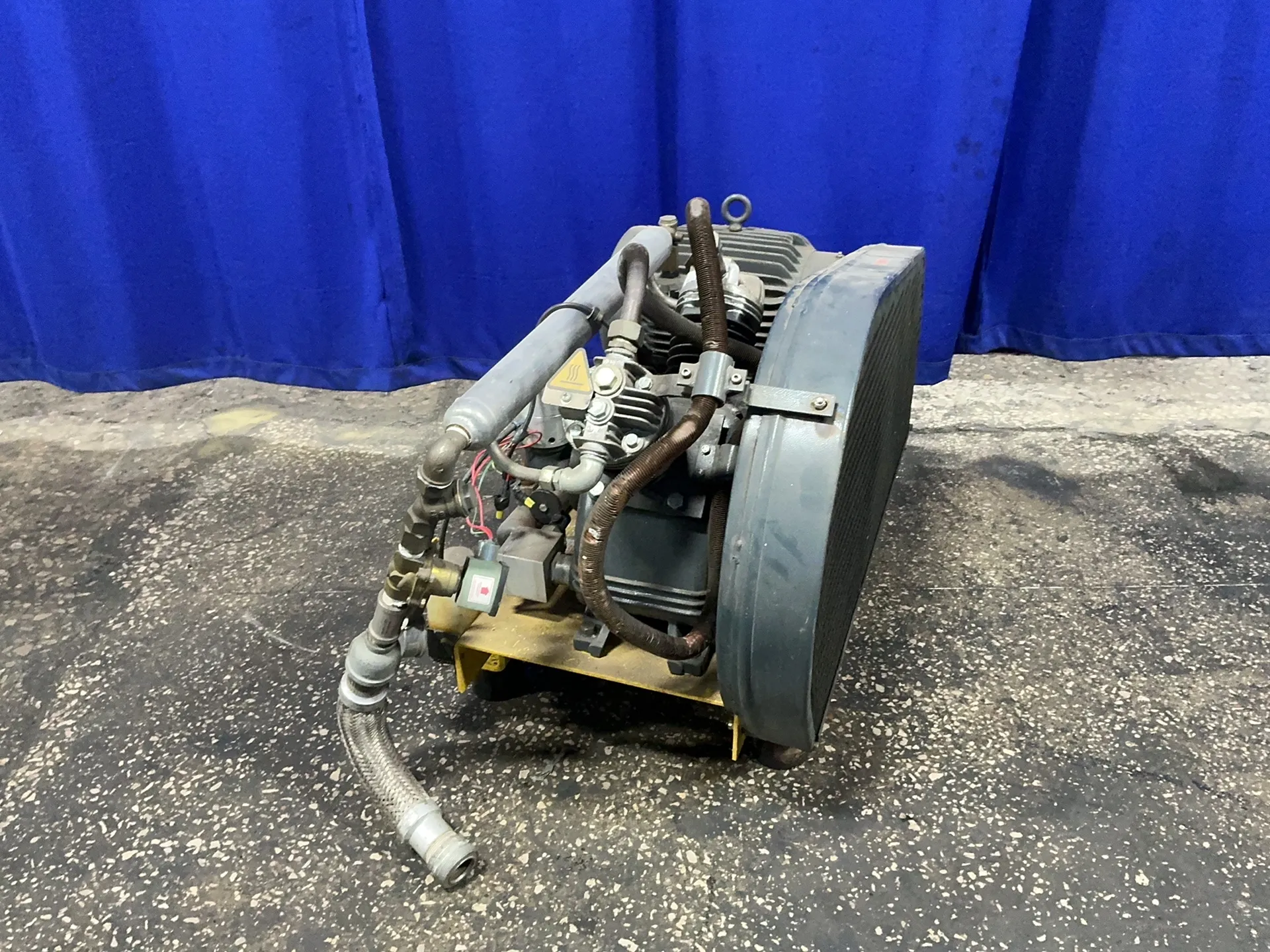 8 CFM, 420 PSIG, Kaeser #N-251-G, air compressor, 15 HP, 3500 RPM, 230/460 V., 1999