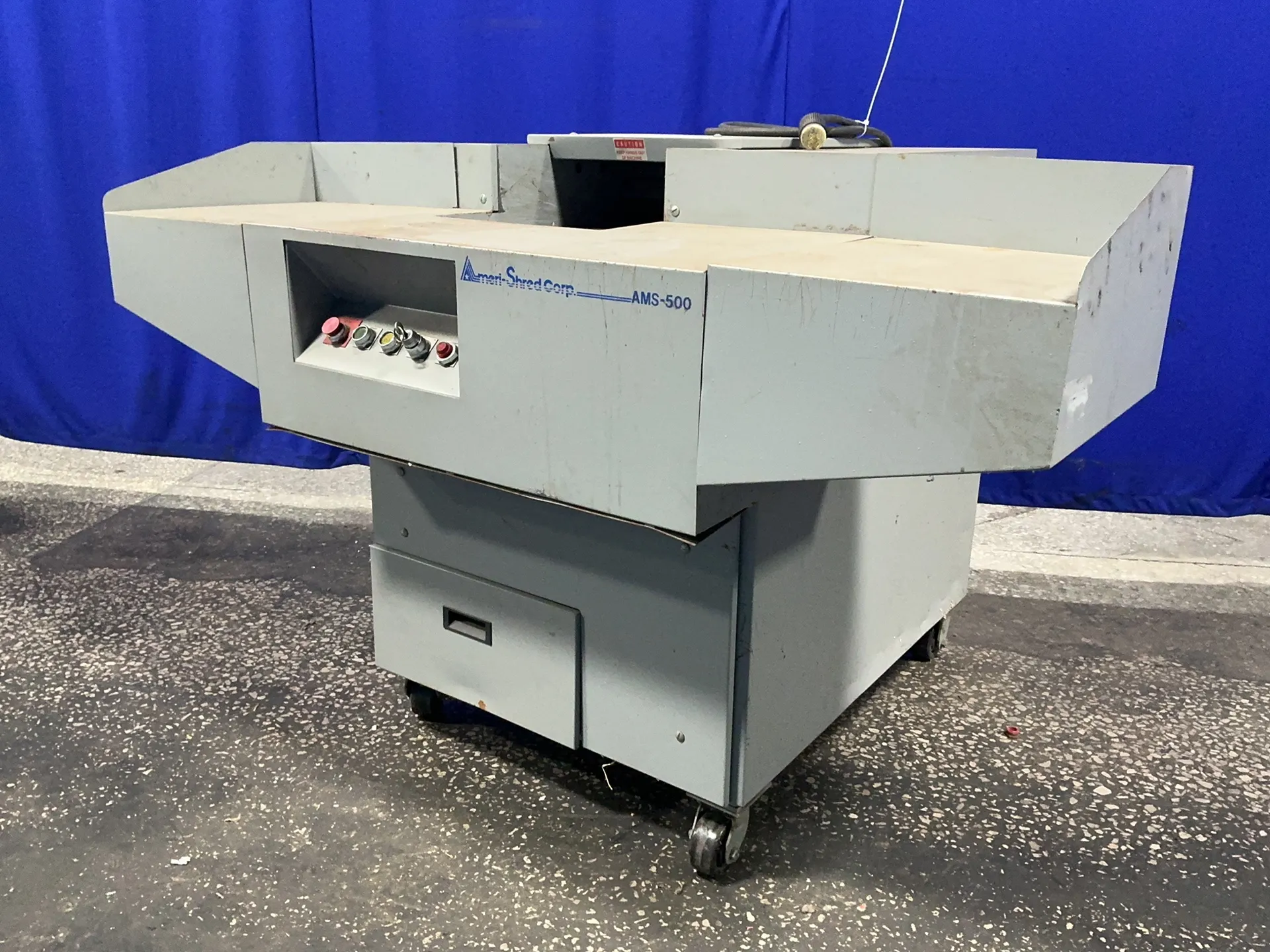 15" Ameri-Shred #AMS-500, shredder, key
