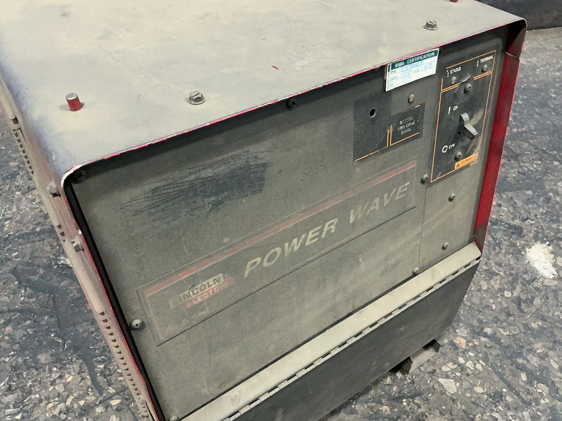 450 Amps, Lincoln Electric #POWER-WAVE-455M, welder