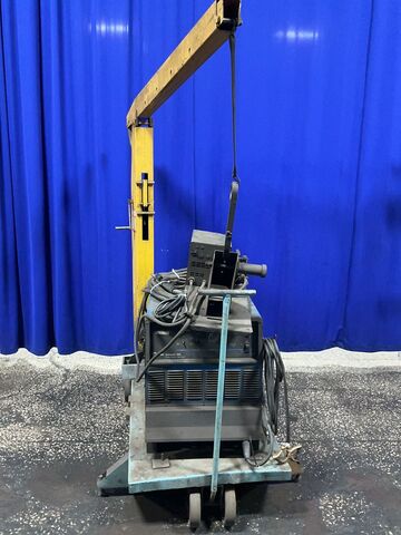 Miller #DELTAWELD-302, welder, 300 Amps, w/ S-60 wire feeder, Bernard Tesla-Boom, cart, 480 V.
