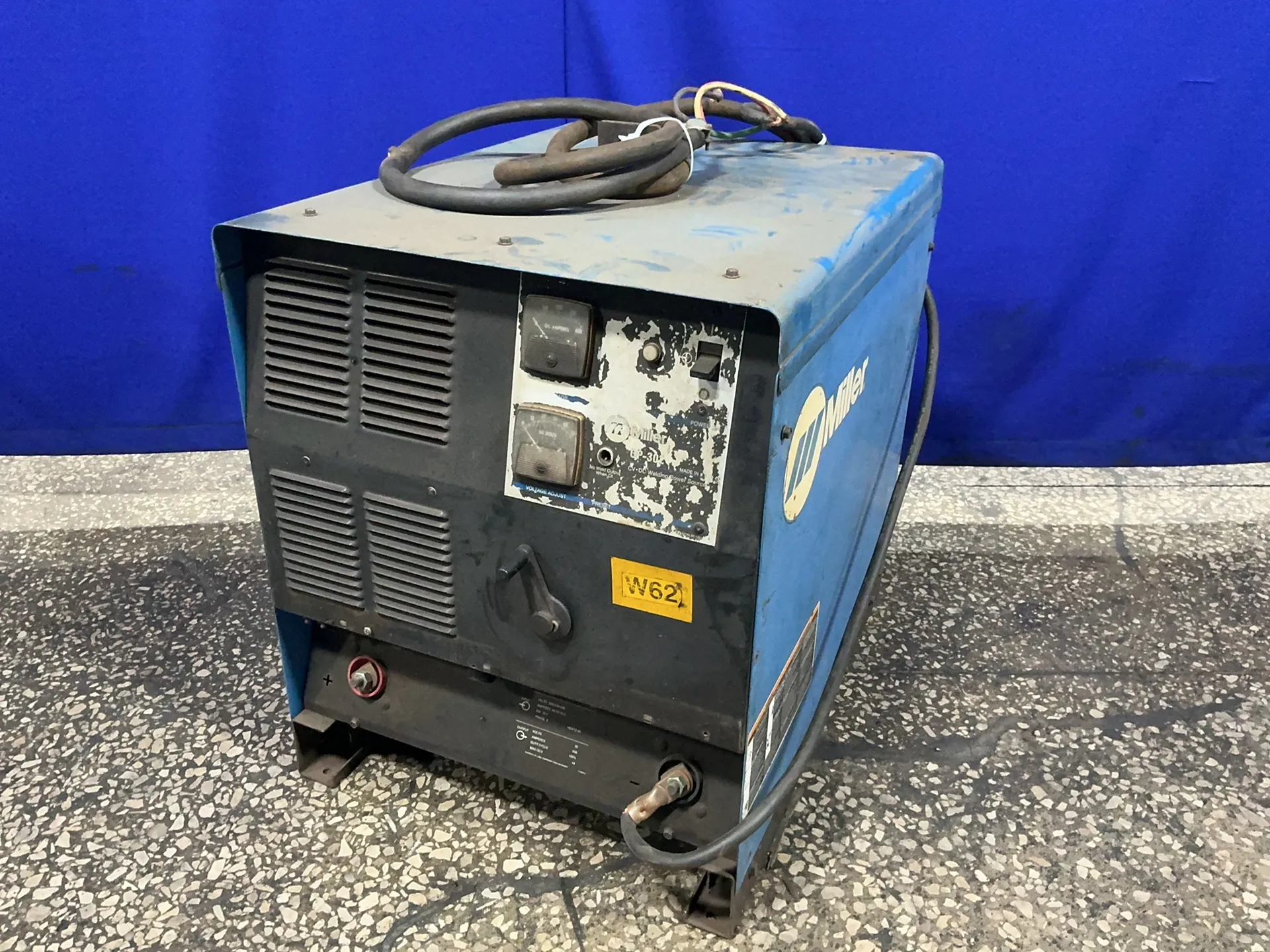 Miller #CP-302, welder, 300 Amps, 12.3 KW, 44 max. OCV, 38/33/16.5 A, cable, 200/230/460 V., 3 phase