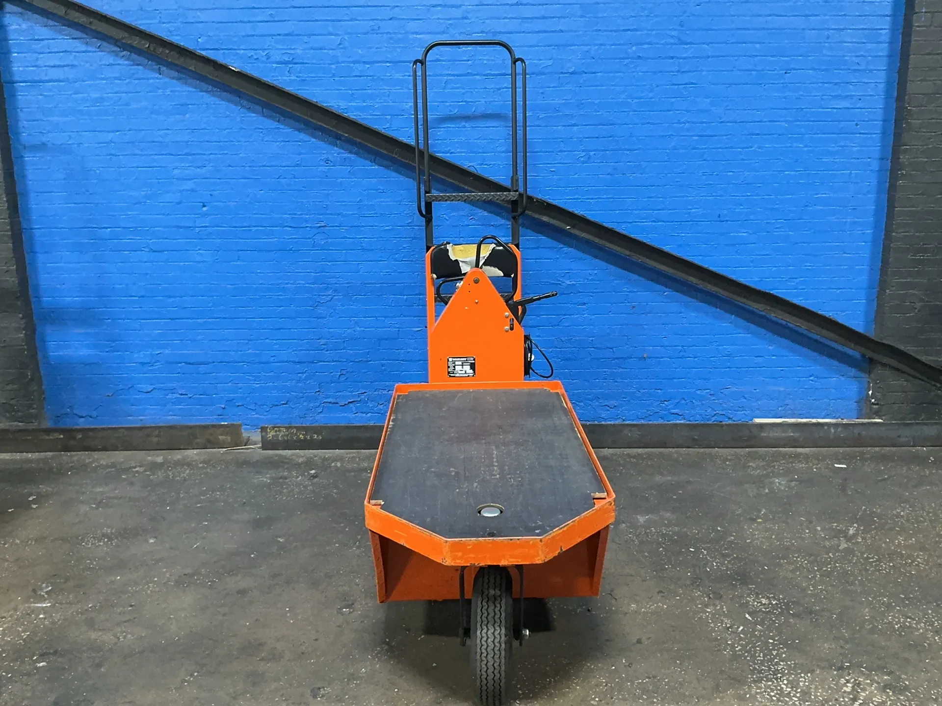 1,000 lb. Taylor-Dunn #SC-100-24, Electric Stock Chaser Cart, 30" x 59" bed, 24 V., key, 2013