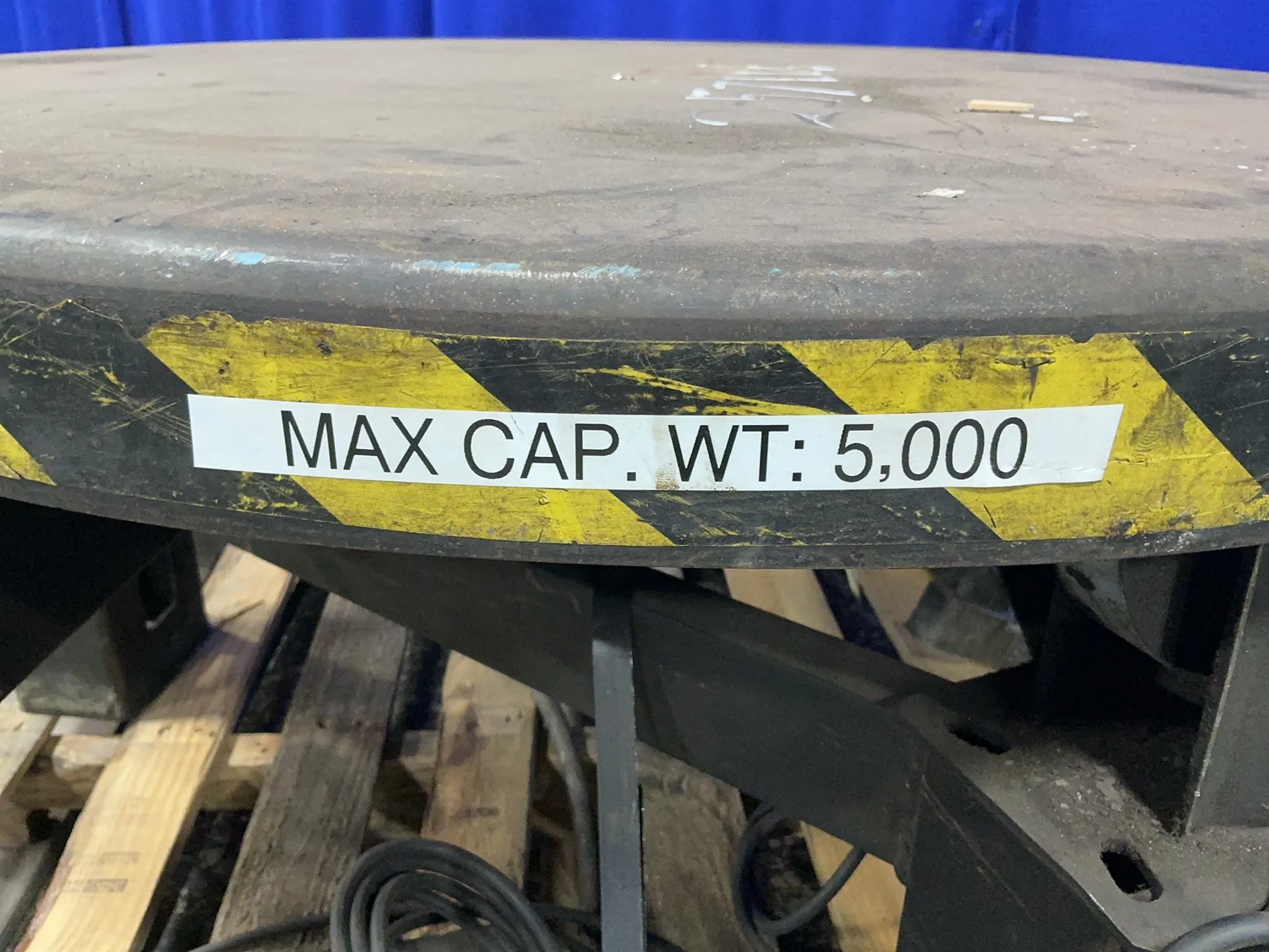 5,000 lb. #F713-20-B5-J, Pallet Decoiler, 42" table, 1750 RPM (3 available)