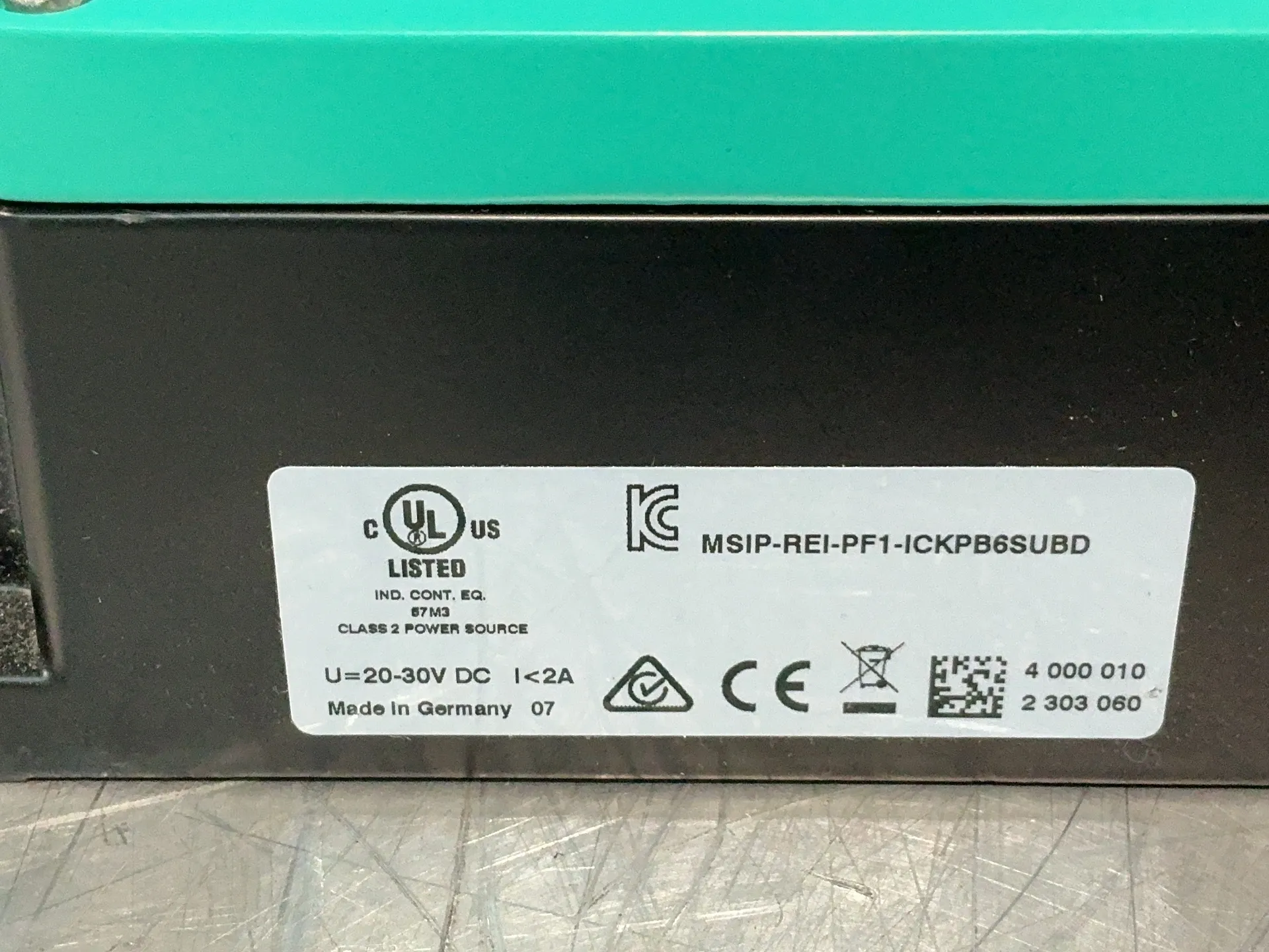 Pepperl & Fuchs #IC-KP-BG-SUBD, Ident Profibus RFID Evaluation Unit, new (2 available)