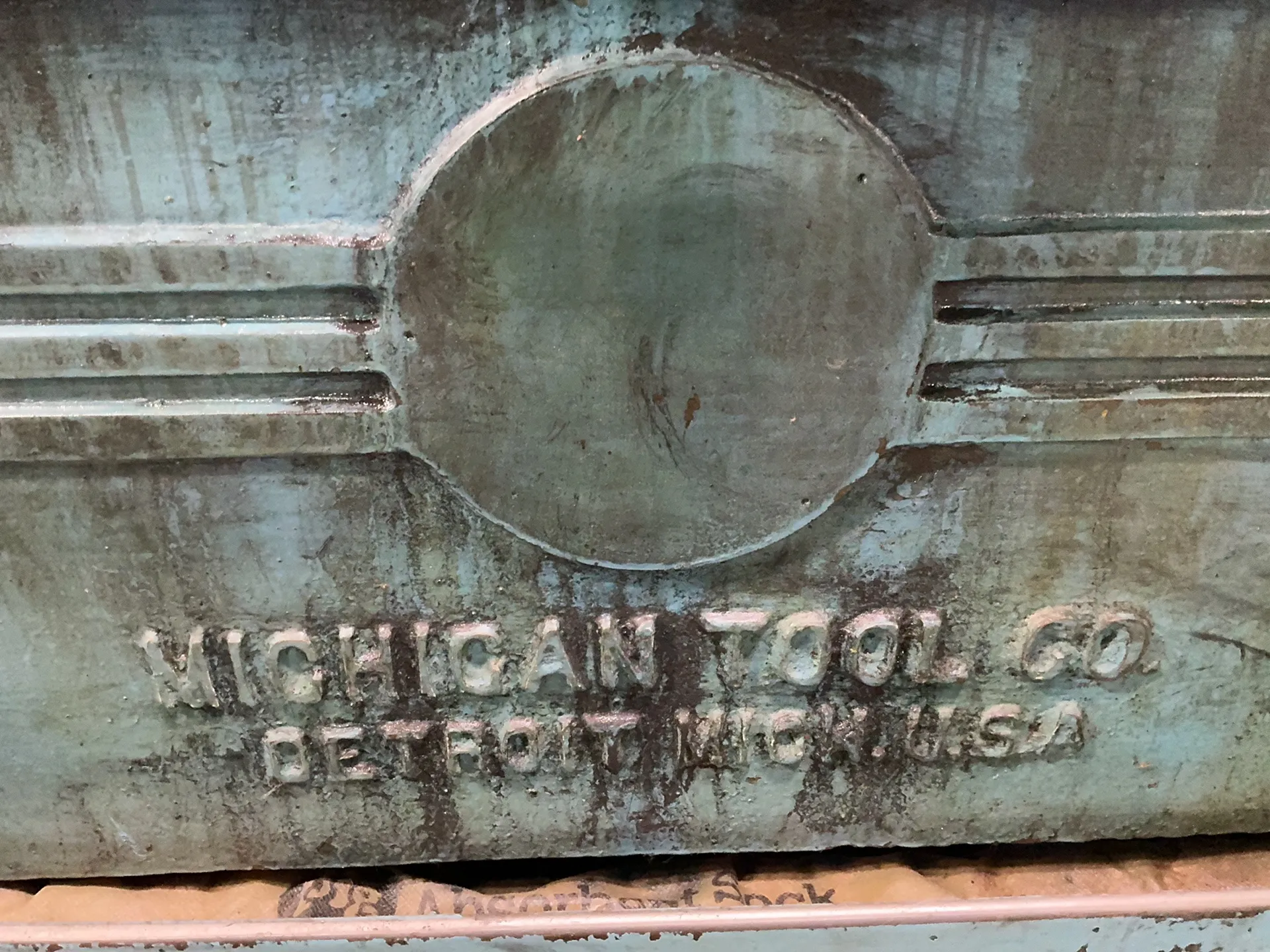 Michigan Tool #1712, hob mill, 13" x 56" capacity, tailstock, 5 HP, 1710 RPM, 220 V.