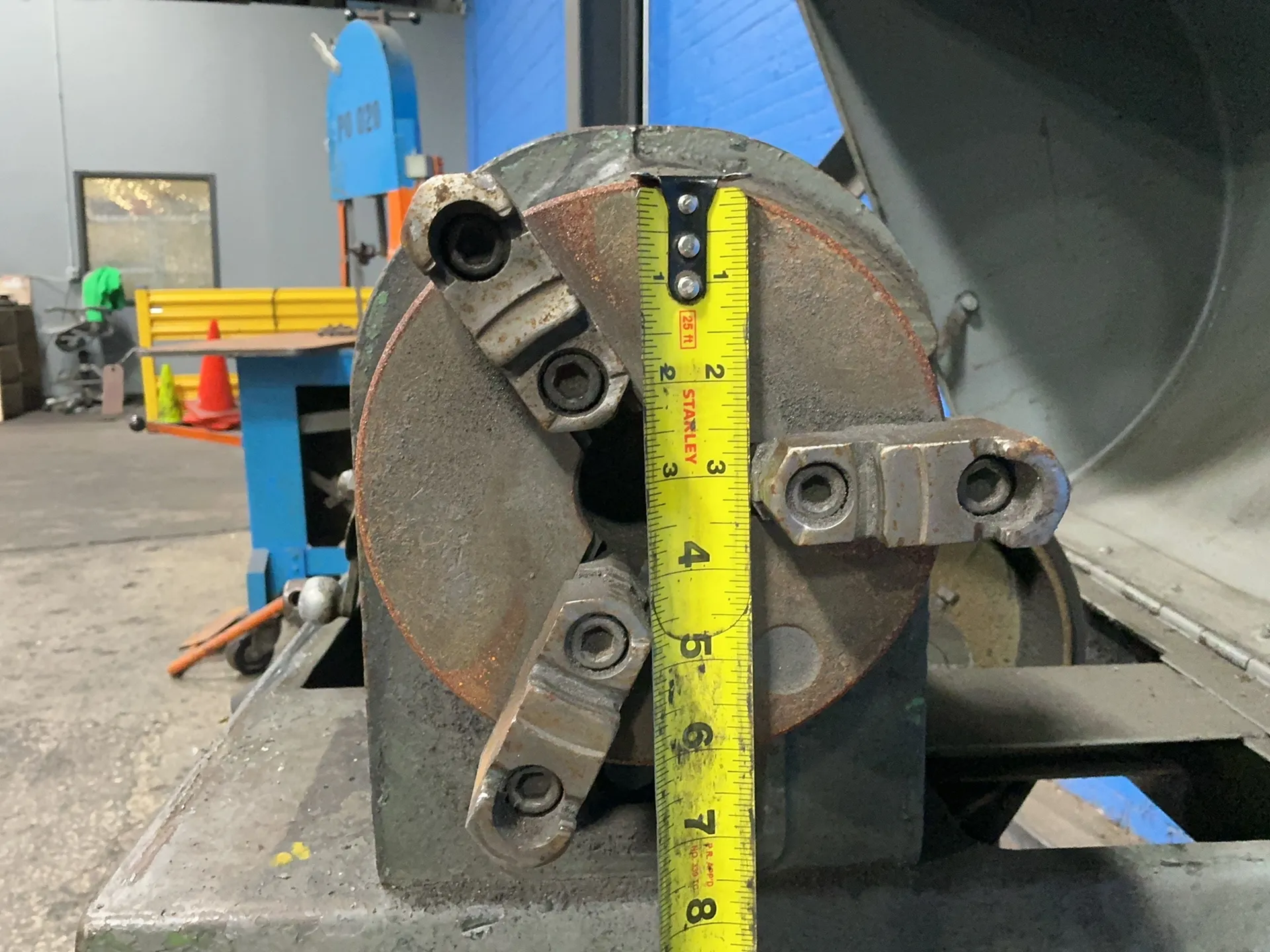 Leonard Precision Products #3CP-HDF, tube end finisher / flaring machine, 6" 3-jaw chuck