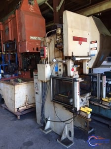 35 Ton, Bliss #C-35, gap frame punch press, 3" stroke, 11-3/4" Shut Height, s/n #H77177, 1998