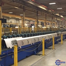 72 Stand, Dreistern #PPROF.125.20, 2" dia.shaft, 14" roll space, s/n #01-006, 2001