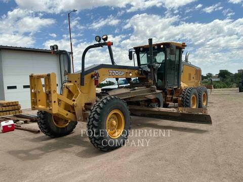 John Deere 770GP, Motor Grader, 7815 hours, S/N: 676567, 2016