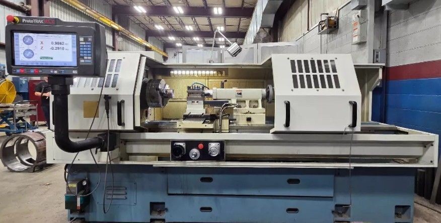 Southwestern Industries #Trak-TRL-2470RX, CNC toolroom lathe, 24" swing, 70" centers, 14.5" swing over cross