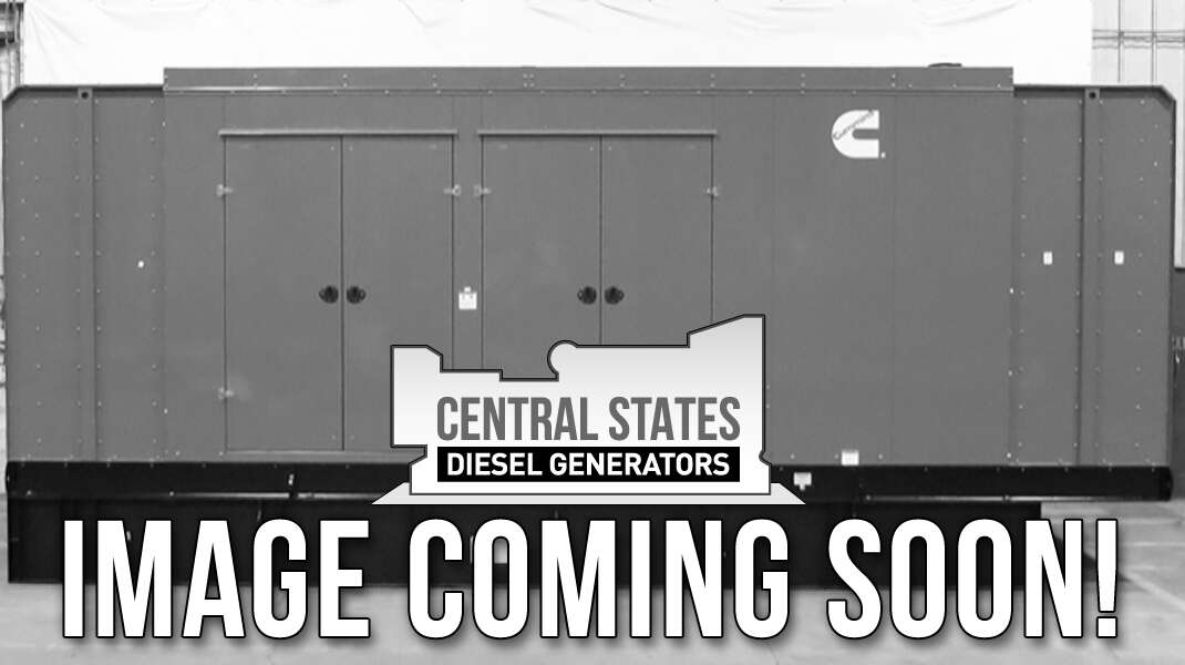 750 KW Cummins #DQFAA, diesel generator set, 277/480 Volts, 3-phase, 465 hours, 1490 HP, QST30-G5-NR2 engine