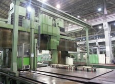295" x 748" Schiess Froriep #63FZG, gantry mill turn, 177" B-Axis rotary table, live spindle, #28253