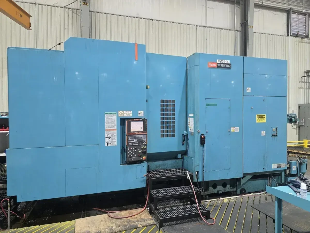 Mazak #HCN-6800, CNC Horizontal Machining Center, 41.3" X, 35.4" Y, 38.5" Z, 24.8" pallets, 50 HP, 8000 RPM