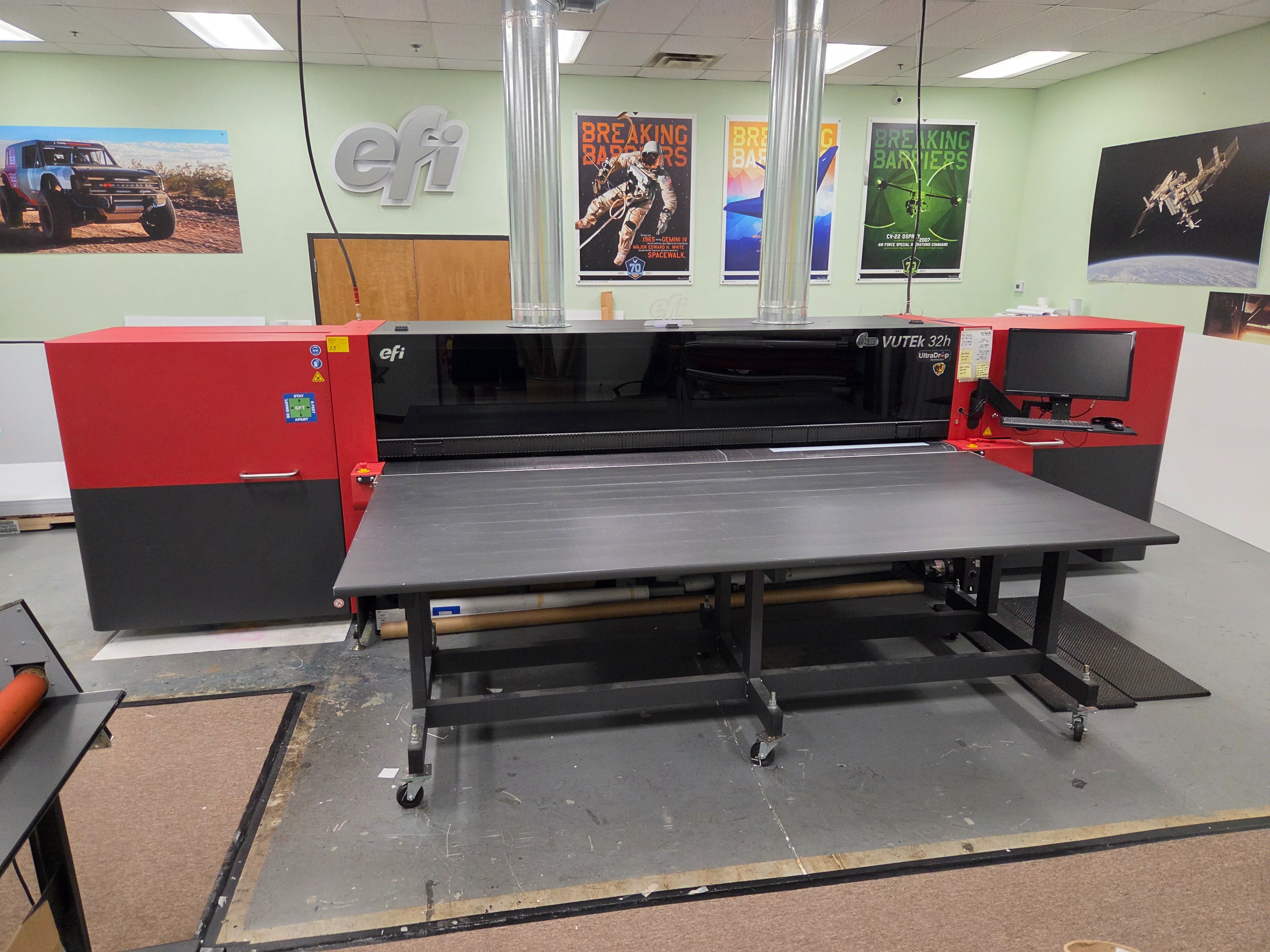 EFI #Vutek-33h, LED Printer, 20/10 amps, 200-230/400-460 Volts, 2020