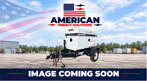 20 KW Multiquip #DCA25SSIU, Diesel Generator, sound attenuated, trailer mounted, Isuzu engine, multi-voltage